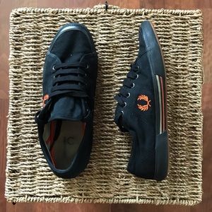 Fred Perry Vintage Tennis Canvas Plimsoll Shoe
